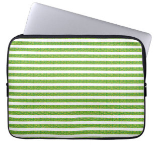 Green Geometric Laptop Sleeve