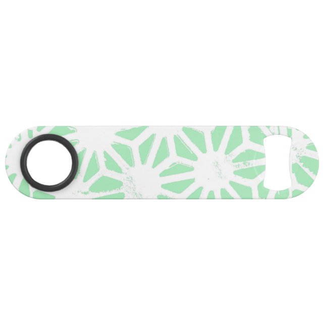 Green geometric pattern (Front (Horizontal))