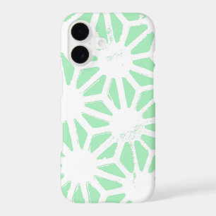 Green geometric pattern