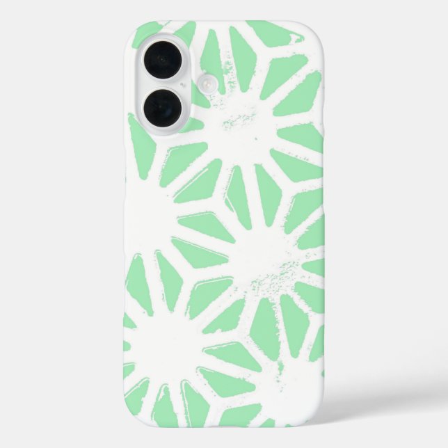 Green geometric pattern Case-Mate iPhone case (Back)