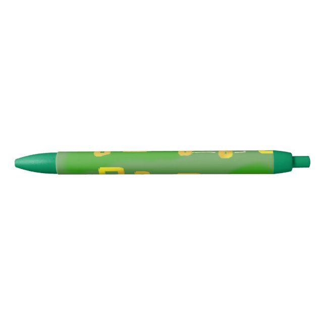 Green Geometric Pen (Front)