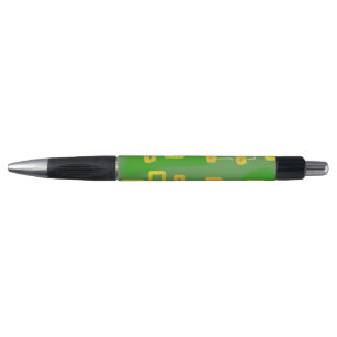 Green Geometric Pen