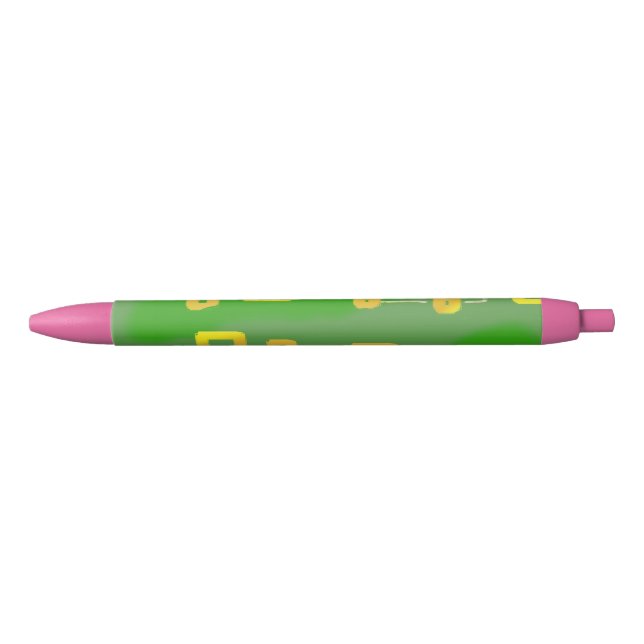 Green Geometric Pen (Front)
