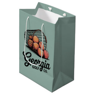 Green Georgia Golf Co Range Bucket Medium Gift Bag