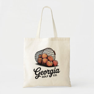 Green Georgia Golf Co Range Bucket  Tote Bag