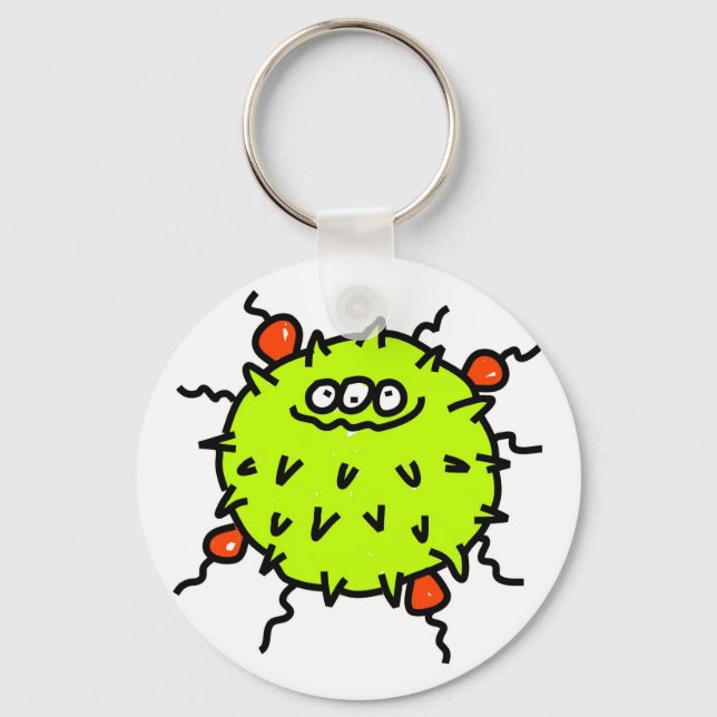 Green Germ Key Ring (Front)