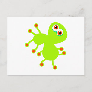 Green Germ Postcard
