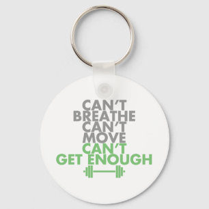 Green "Get Enough" Key Ring