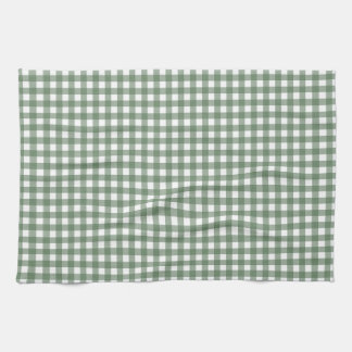 Green Gingham Kitchen Towel