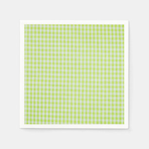 Green Gingham Napkin