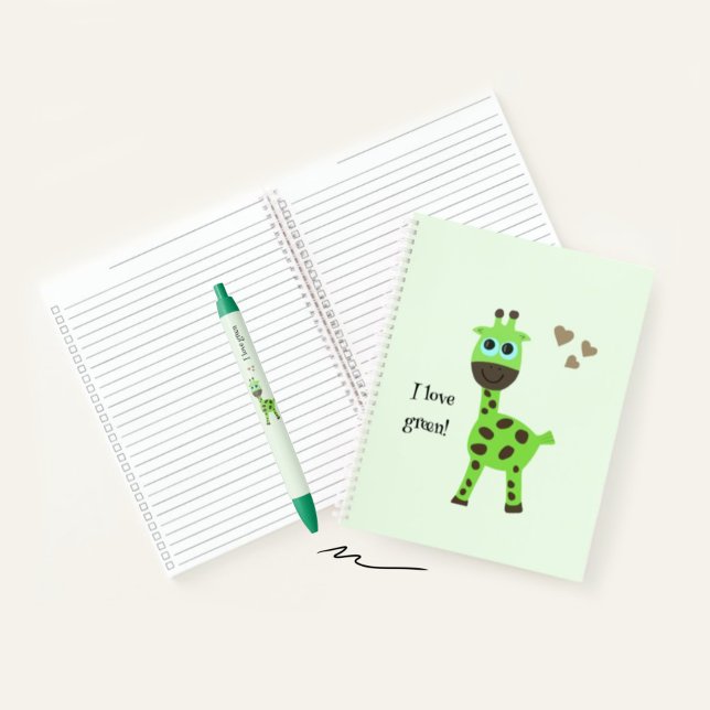 Green giraffe notebook (Creator Uploaded)