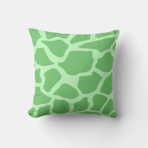 Green Giraffe Pattern Cushion