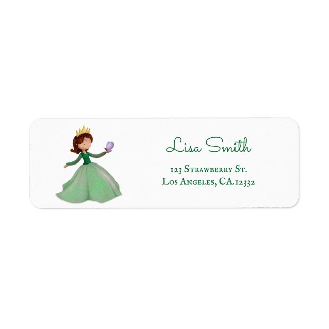 Green Girl Crown Return Address (Front)