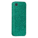 Green Glitter iPhone Case (Back Right)