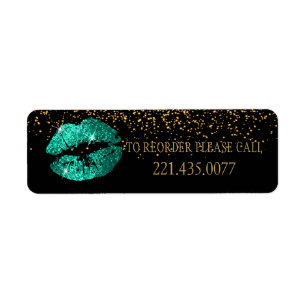 Green Glitter Lips - Reorder