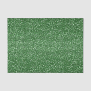 GREEN GLITTER LOOK MARDI GRAS TISSUE PAPER