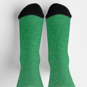 Green Glitter, Sparkle, Glitter Background Socks