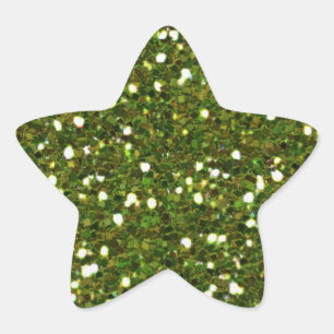 Green Glitters Sticker