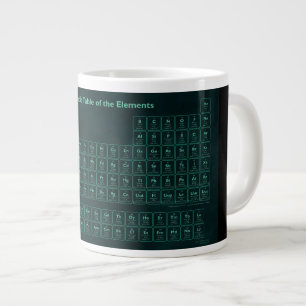 Green Glow Effect Periodic Table Mug