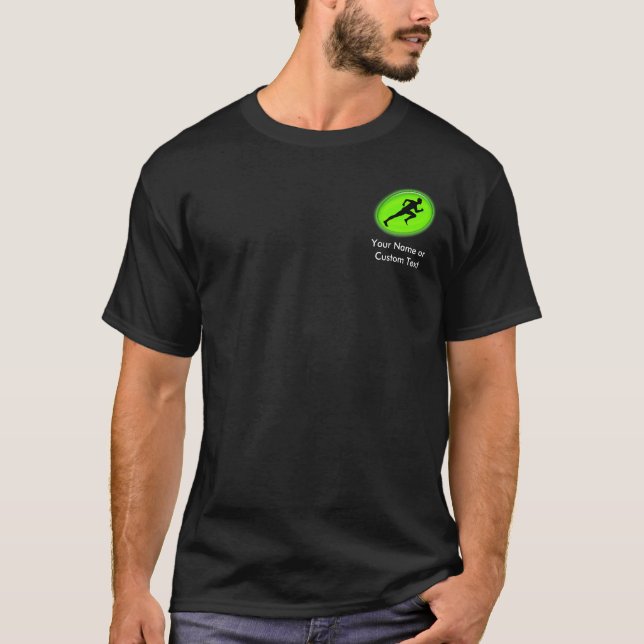 Green Glow Fitness Logo T-Shirt (Front)