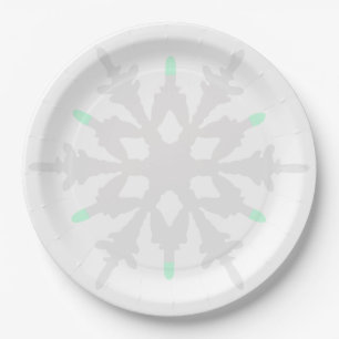 Green Glow Flake Plate