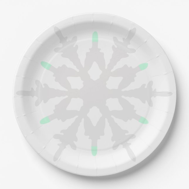 Green Glow Flake Plate (Front)