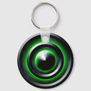 Green Glow Key Ring