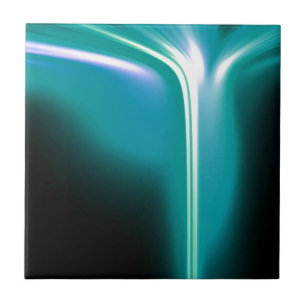 Green Glowing Waterfall of Light Tile