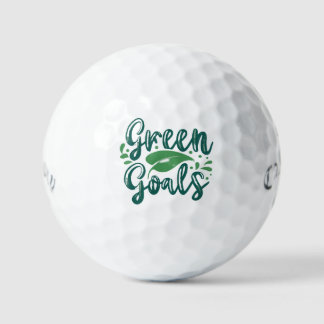 Green Goals Golf Balls