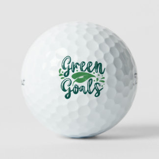 Green Goals Golf Balls