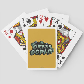 Green Goblin Logo Playing Cards