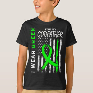 Green Godfather Kidney Disease Cerebral Palsy Awar T-Shirt