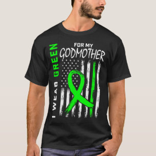 Green Godmother Kidney Disease Cerebral Palsy Awar T-Shirt