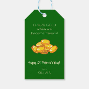 Green Gold and Friends St. Patrick's Day Gift Tags