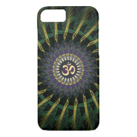 Green Gold Aum Swirl New Age iPhone 7 Case