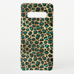 GREEN GOLD BLACK LEOPARD SPOTS SAMSUNG GALAXY CASE<br><div class="desc">GREEN GOLD BLACK LEOPARD SPOTS</div>