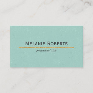 Green / Gold Business Card