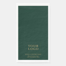 Green & Gold Custom Business Logo Promotional