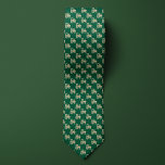 Green & Gold Farmers Tractor Tie<br><div class="desc">Nothing is more iconic in farm country than a tractor,  which makes this simple but elegant design ideal for the farmer in your life. Create a great gift combination package with a pair of matching socks featuring the same design.</div>