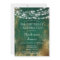 Green Gold Lights Birthday Party Invitation Adult