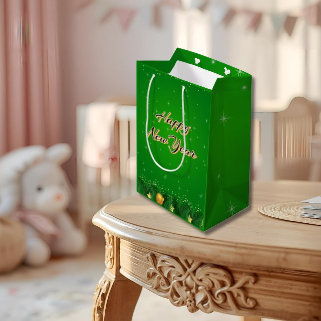 Green Gold New Year Gift Bag (Creator Uploaded)