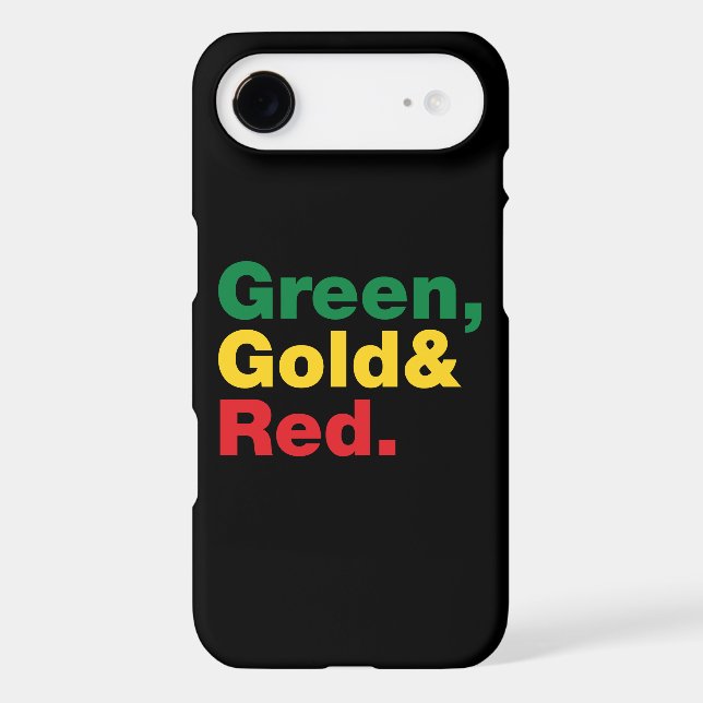 Green, Gold & Red. (Back)