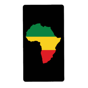 Green, Gold & Red Africa Flag