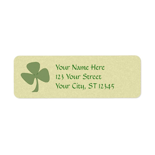 Green & Gold Shamrock (Front)