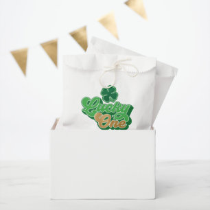 Green Gold St. Patrick's Lucky One First Birthday Favour Bags