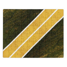 Green Gold White Lines