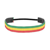 Green, Gold (Yellow) and Red Colours Flag