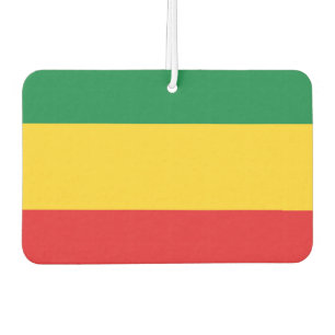 Green, Gold (Yellow) and Red Colours Flag Car Air Freshener