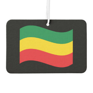 Green, Gold (Yellow) and Red Colours Flag Car Air Freshener