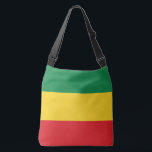 Green, Gold (Yellow) and Red Colours Flag Crossbody Bag<br><div class="desc">Green,  Gold (Yellow) & Red Flag Colours. 

Vintage Old School Alternative Hip Hop T Shirts Apparel,  Hats,  Stickers,  Smart Phone Cases and more.</div>